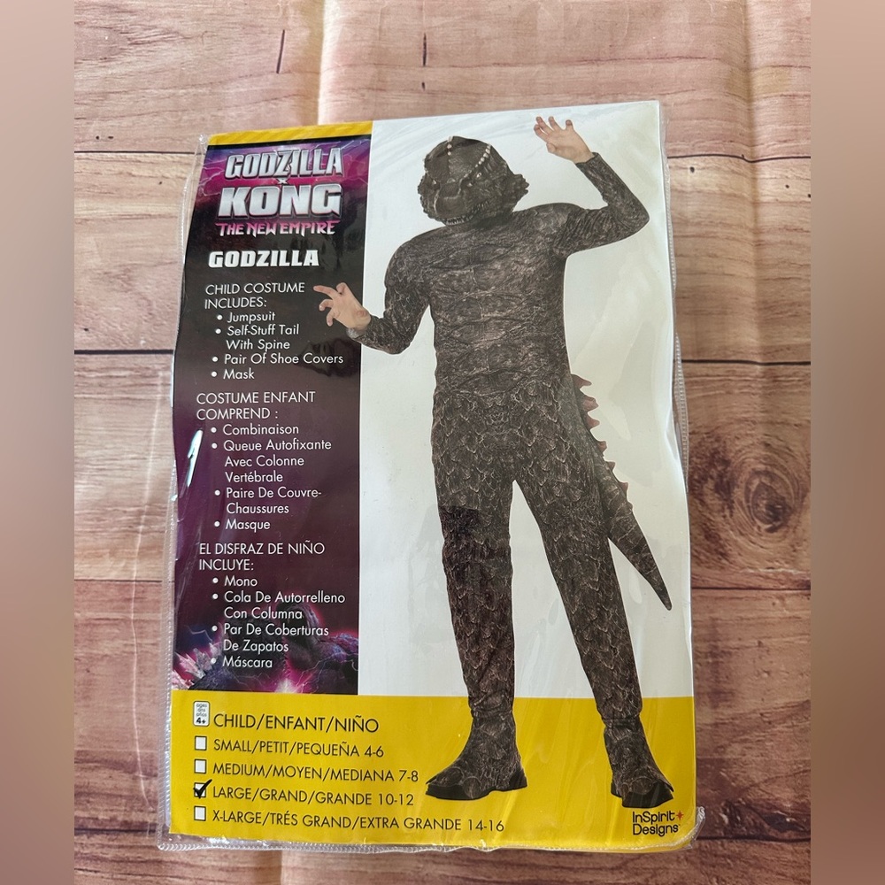 Godzilla Halloween costume for boy size L (10-12)